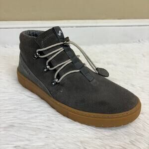 Forsake Women’s Lucille Slip Boot Gunmetal Gray Water Resistant Suede Size 8